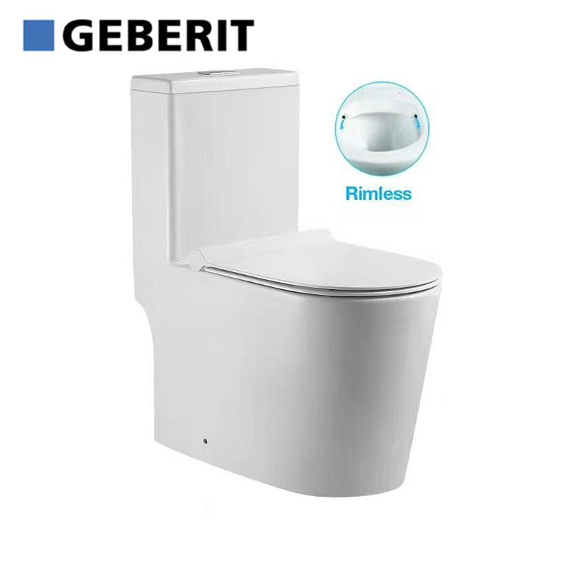 Aalto AL 8000 One-Piece Toilet Bowl (Rimless Flush)