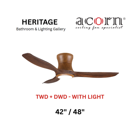Acorn DC-168H TWD + DWD With Light Ceiling Fan
