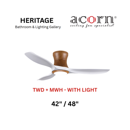 Acorn DC-168H TWD + MWH With Light Ceiling Fan