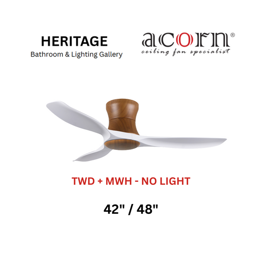 Acorn DC-168H TWD + MWH Without Light Ceiling Fan