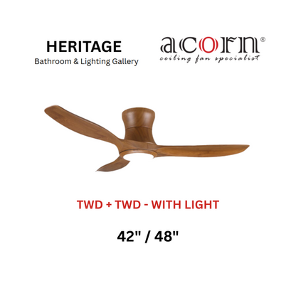 Acorn DC-168H TWD + TWD With Light Ceiling Fan