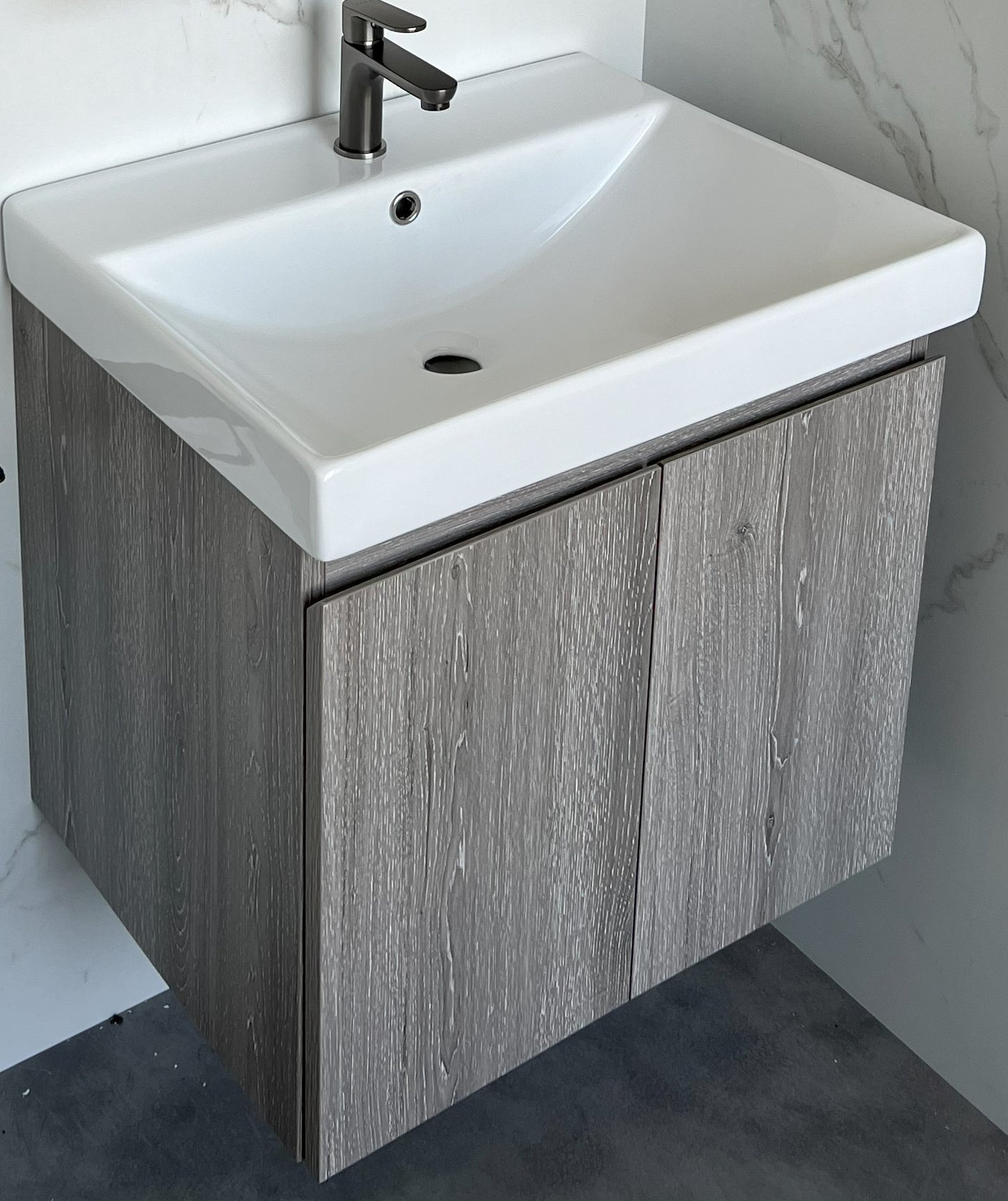 Esfera 60cm Basin Cabinet (Weathered Grey)