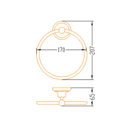 Aalto BEK20RG Towel Ring