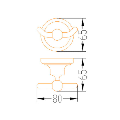 Aalto BEK32 Gold Robe Hook