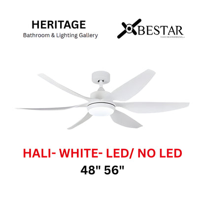 Bestar Hali 56″/ 48" Ceiling Fan With 24W LED RGB (WHITE)