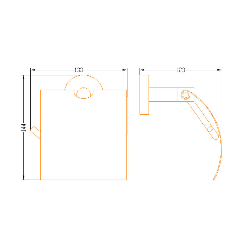 Aalto CT70 Paper Holder With Cover