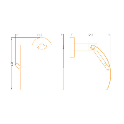 Aalto CT70 Paper Holder With Cover