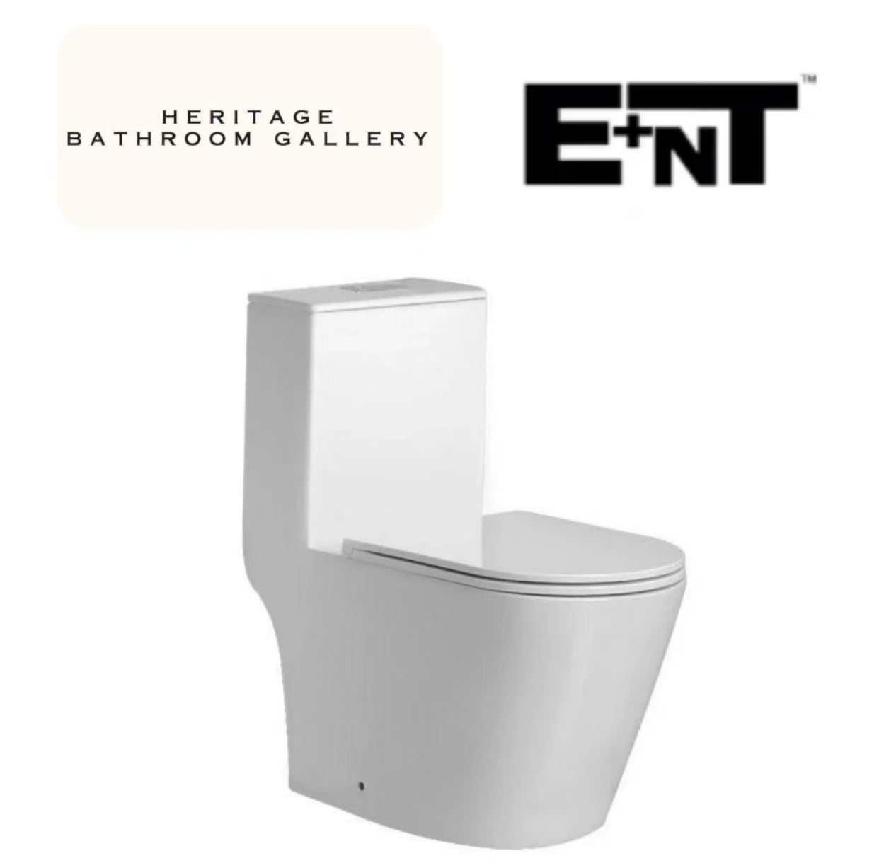 E+NT Eddy One-Piece Toilet Bowl (Cyclone Flush)