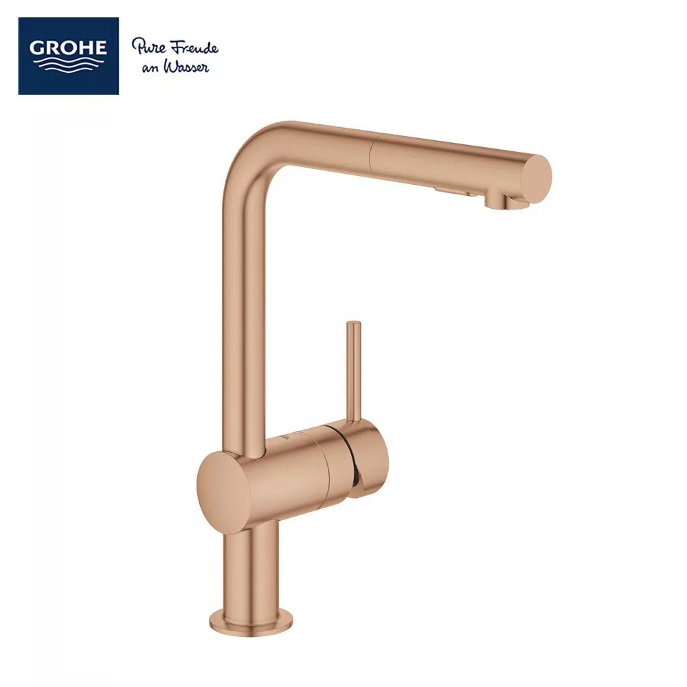 Grohe 30274DL0 Minta L-Spout Pull-Out Sink Mixer