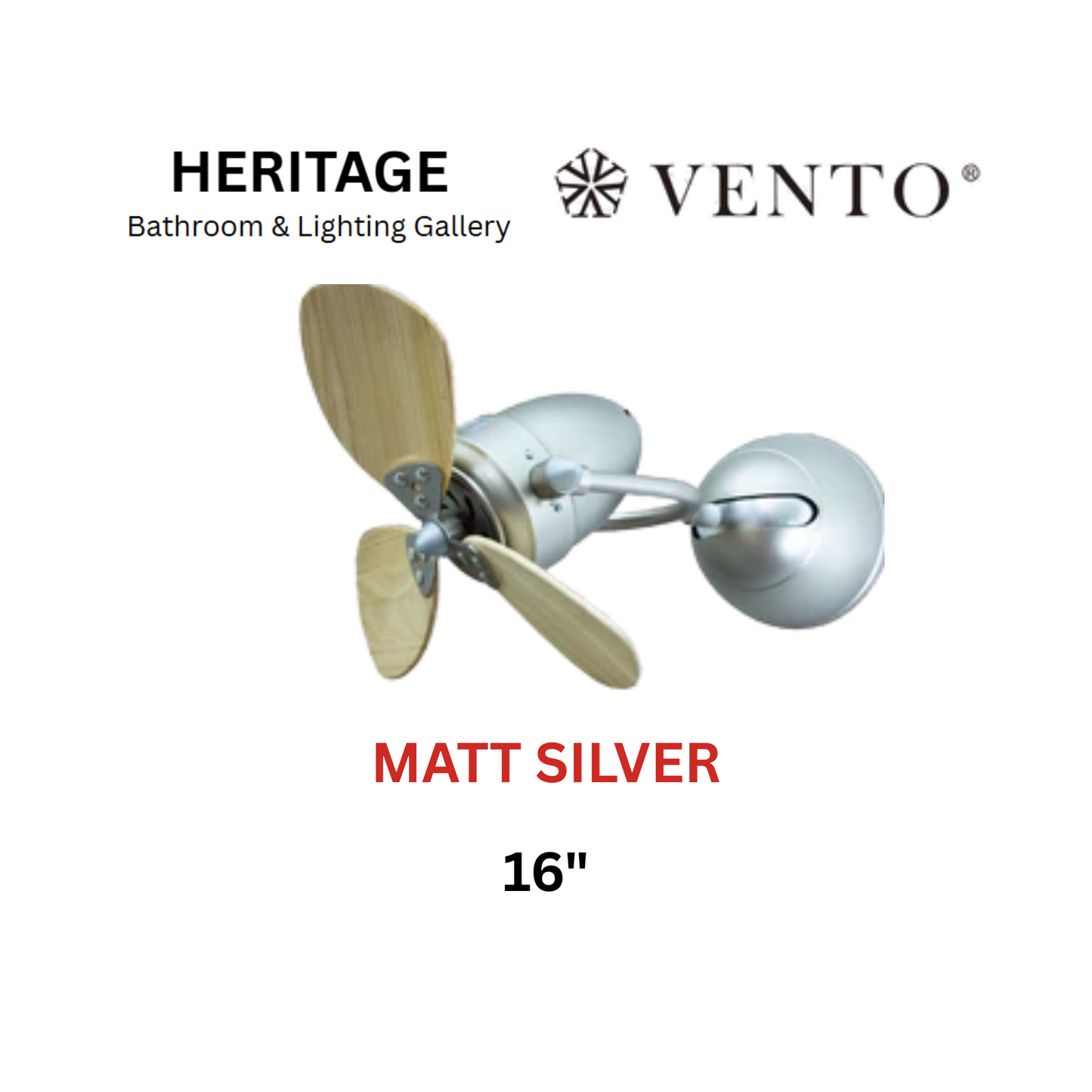VENTO Fino- Chip (16") Corner Fan