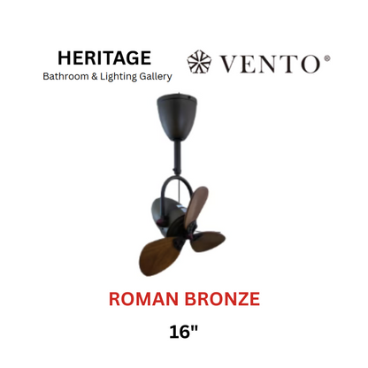 Vento Fino3 16" Roman Bronze Corner Fan