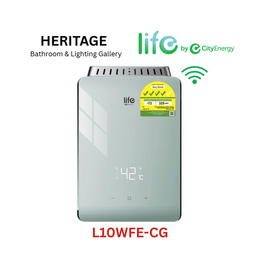 Life by City Energy L10WFE - Cool Green Gas Heater