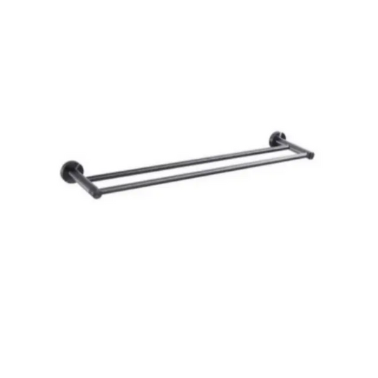 Nobel Gun Metal Double Bar (61cm)