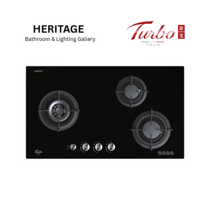 Turbo Incanto T883GV  88cm 3 burners built-in glass hob