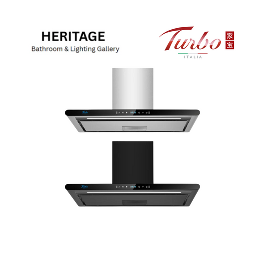 Turbo T208 Series 90cm Chimney Hood with Touch and Wave Motion Control