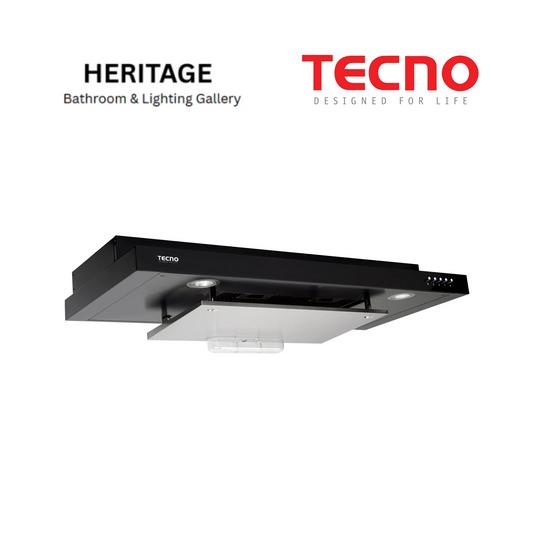Tecno Slim Line Hood with DYNA-X Motor (Full Black)