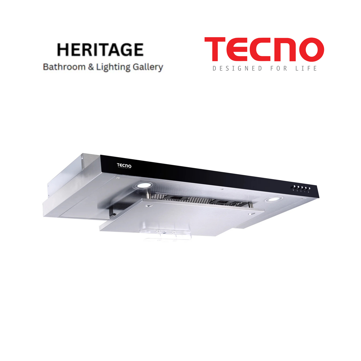 Tecno Slim Line Hood with DYNA-X Motor (Stainless Steel)