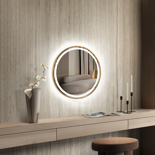 Glorex 60cm Handwave Mirror With Light