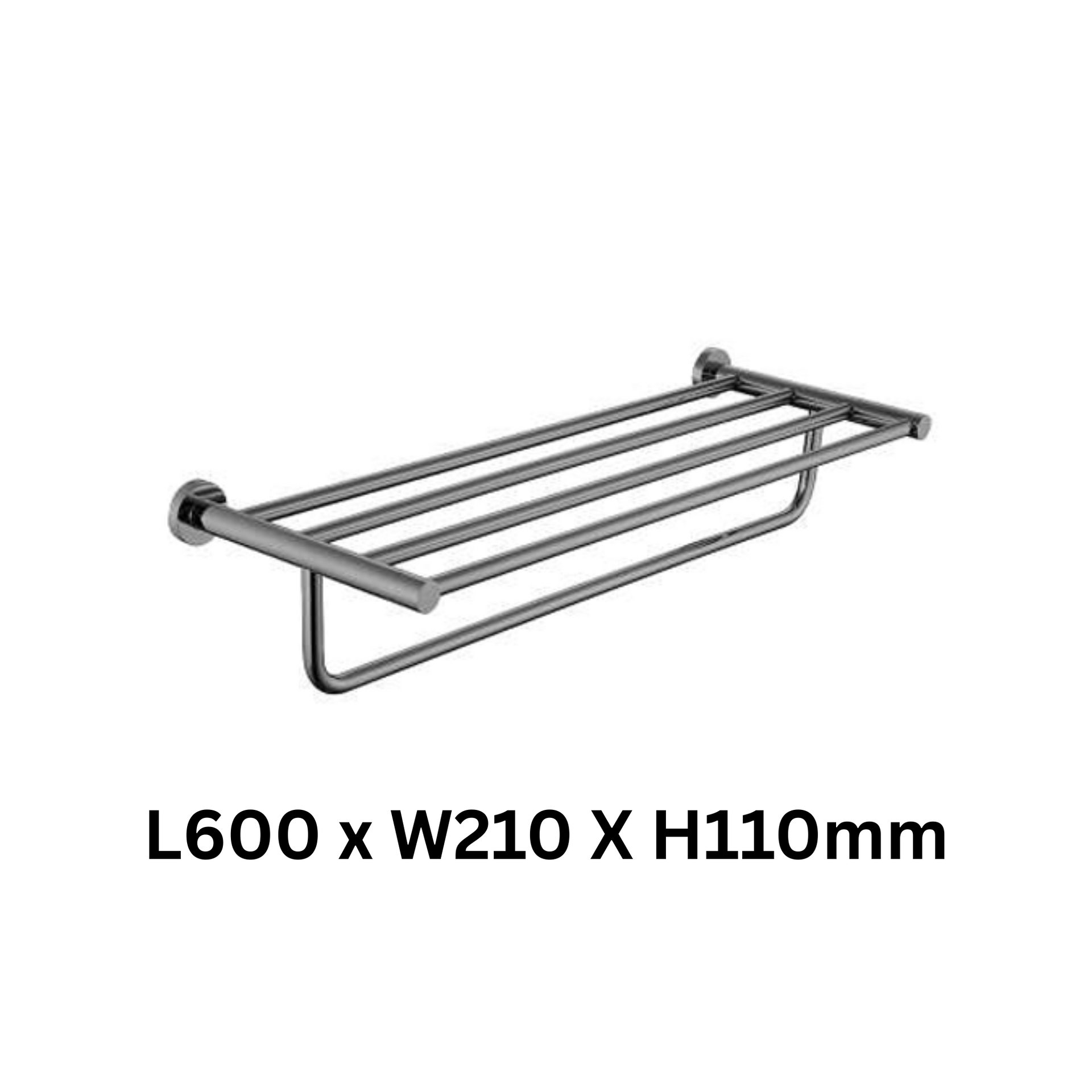 Zaffiro PBA-7101GM Towel Rack (60cm) – Heritage Bathroom Gallery