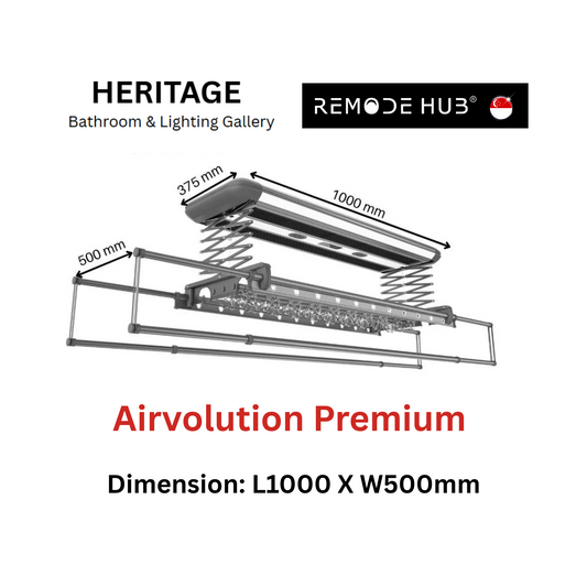 Remode Hub 1 Meter Airvolution Premium Automated Laundry System