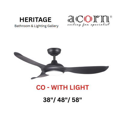 Acorn DC-368 CO With Light Ceiling Fan