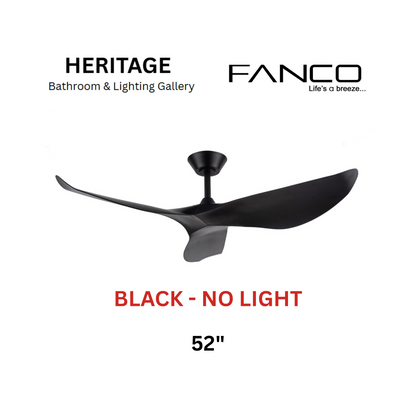 Fanco Huracan Black Ceiling Fan