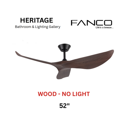 Fanco Huracan Wood Ceiling Fan