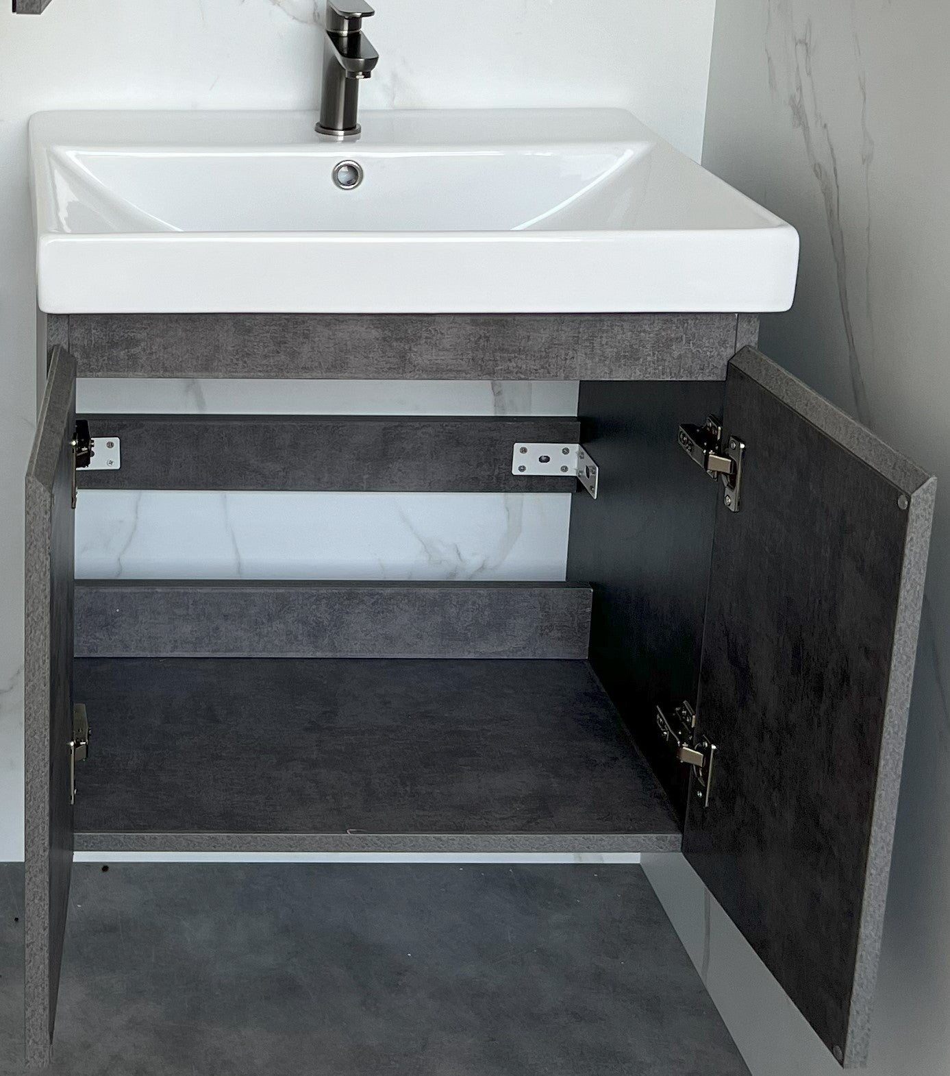 Esfera 60cm Basin Cabinet (Industrial Grey)