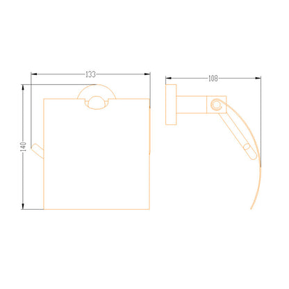 Aalto JM70MRG Paper Holder With Cover