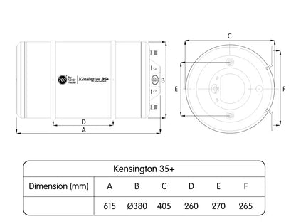 707 KENGSINTON PLUS STORAGE HEATER