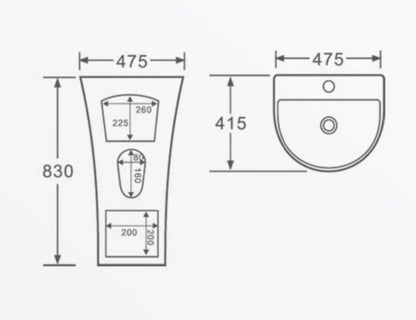 AALTO M9020 BASIN