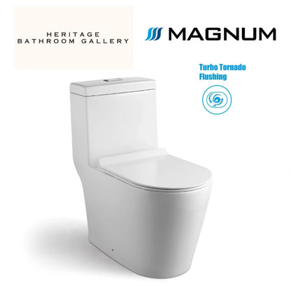 Magnum M935 One-Piece Toilet Bowl (Tornado Flush)
