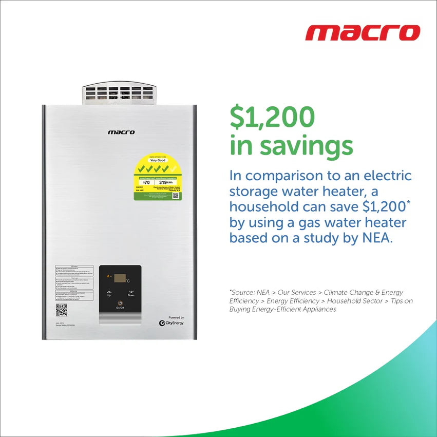 Macro 10A-FE Gas Heater