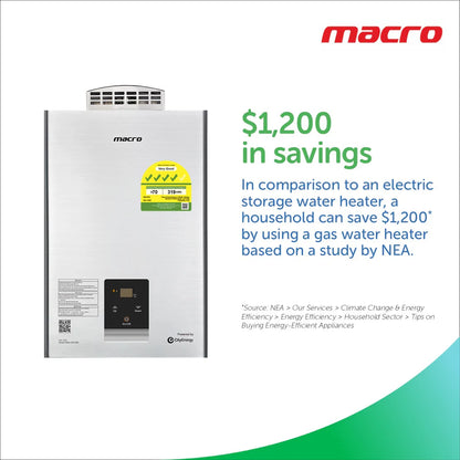 Macro 10A-FE Gas Heater