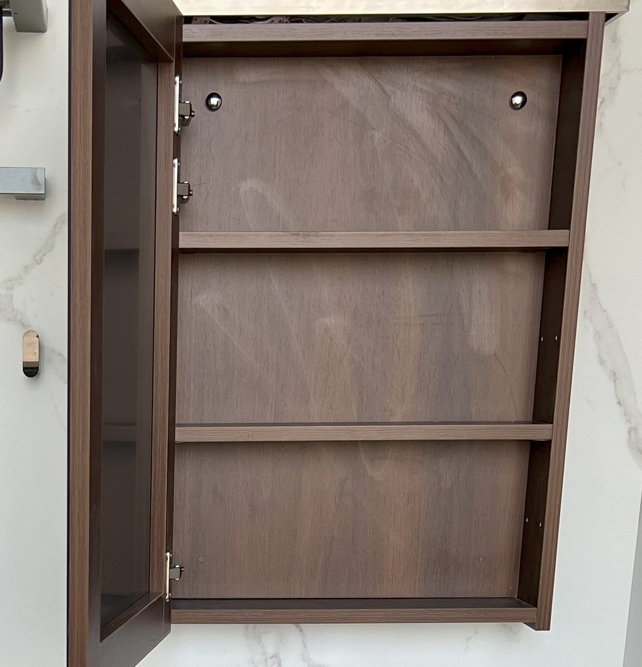 Esfera 50cm Mirror Cabinet (Black Forest)