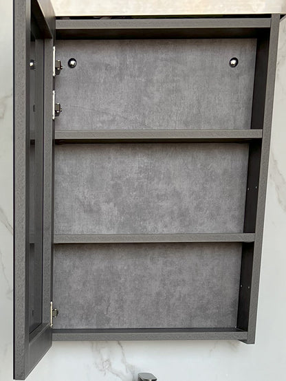 Esfera 50cm Mirror Cabinet (Industrial Grey)