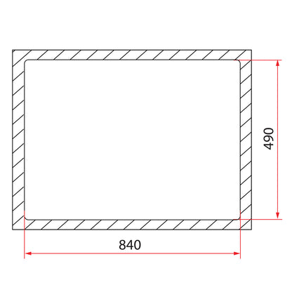 Rubine MEQ 860-86 (86CM) Top Mount Kitchen Sink