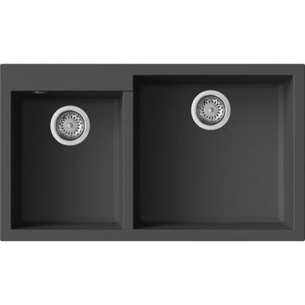 Rubine MEQ 860-86R (86CM) Top Mount Kitchen Sink