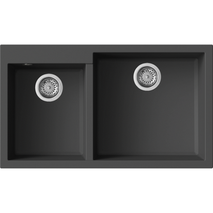 Rubine MEQ 860-86R (86CM) Top Mount Kitchen Sink