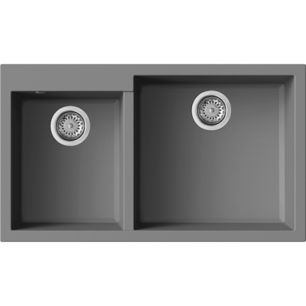 Rubine MEQ 860-86R (86CM) Top Mount Kitchen Sink