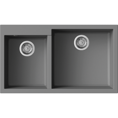 Rubine MEQ 860-86R (86CM) Top Mount Kitchen Sink