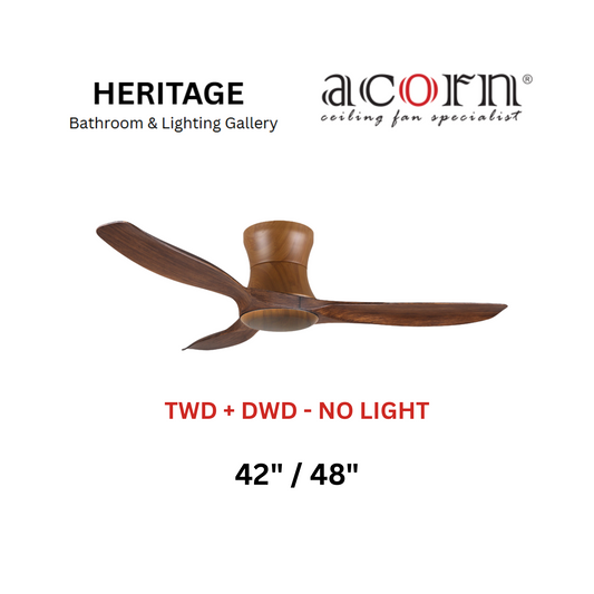 Acorn DC-168H TWD + MWH Without Light Ceiling Fan