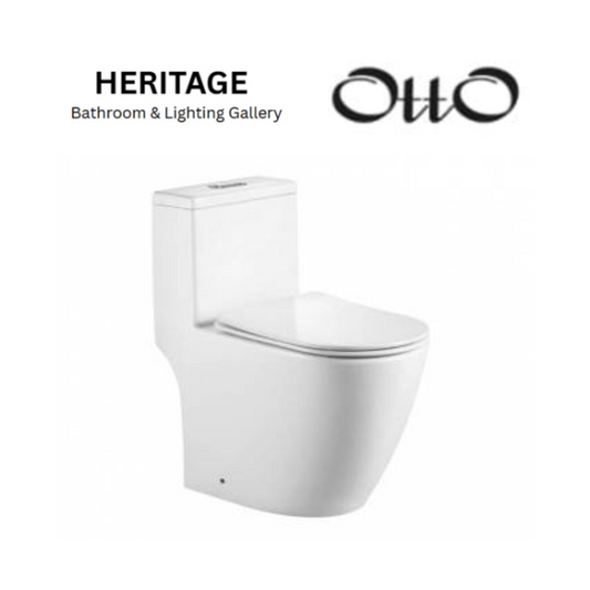 OttO 6767 One-Piece Toilet Bowl (Rimless Flush)