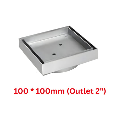 Zaffiro PFT-1402SS (MATT) Floor Trap (100mm)