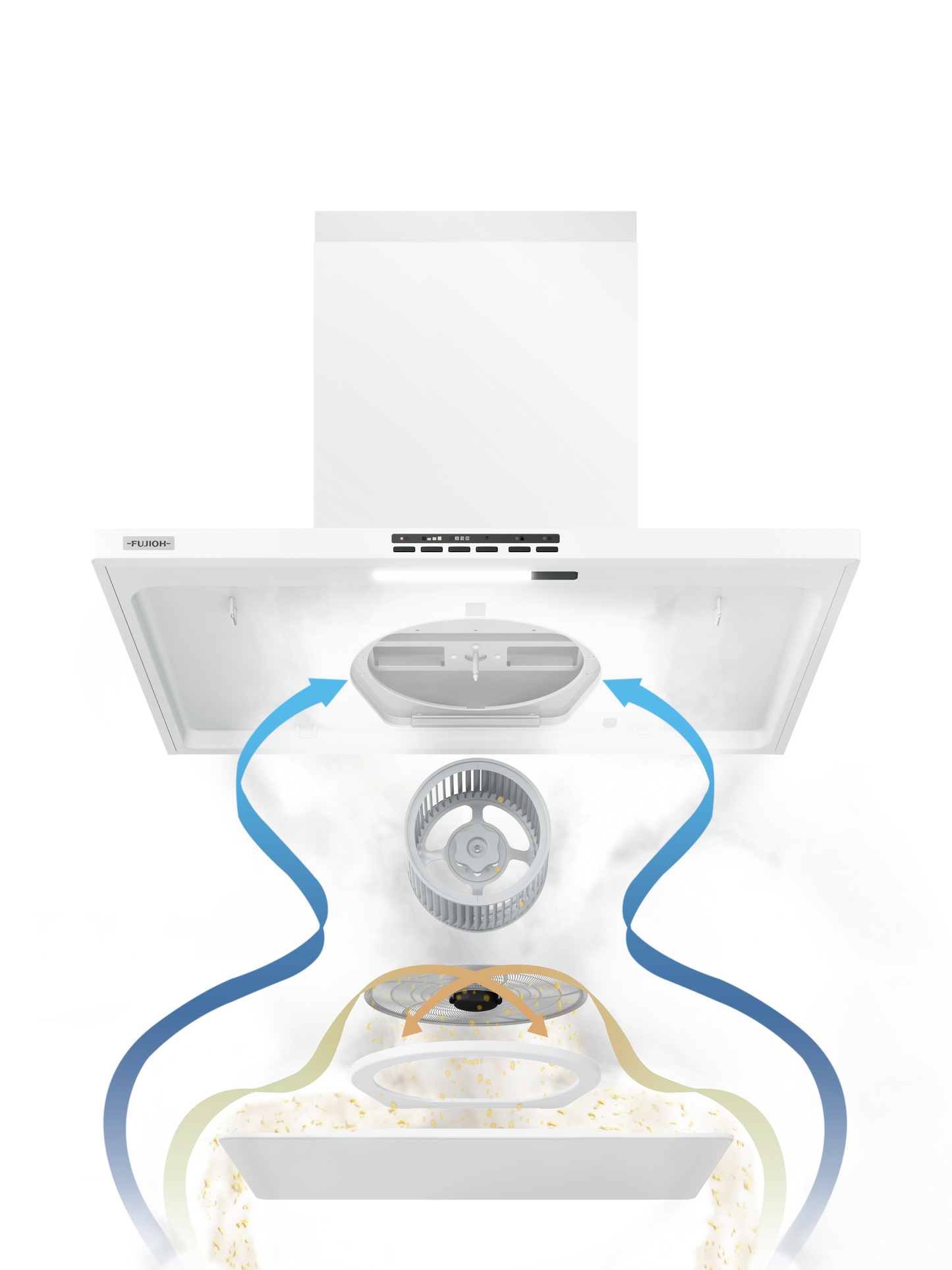Fujioh FR-CL1890 Chimney Hood With Oil Smasher Technology