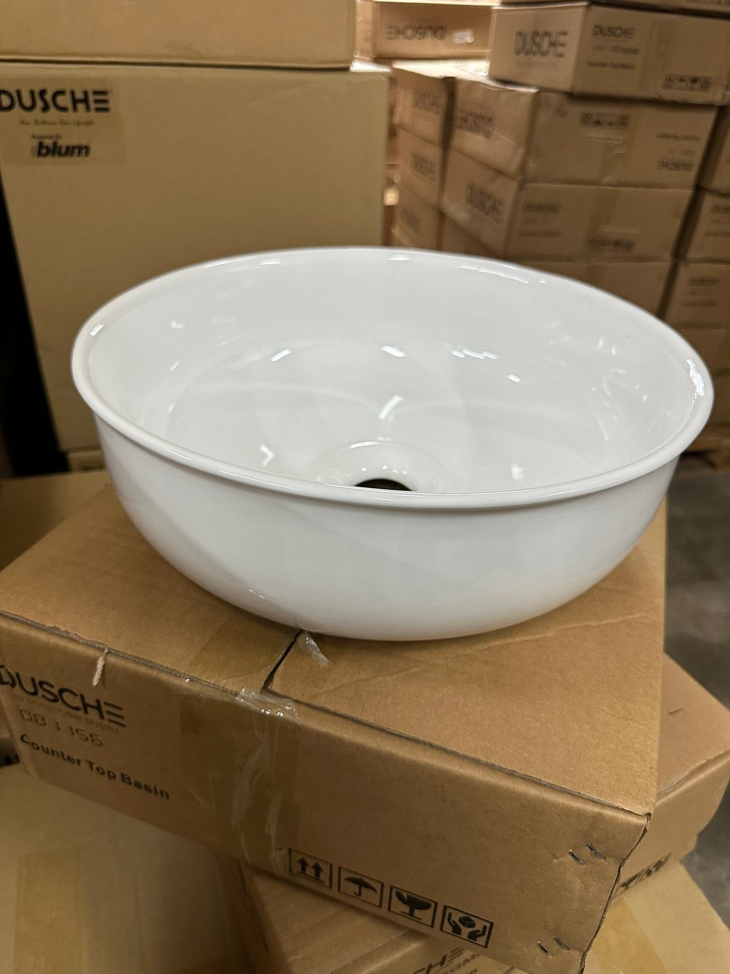 Dusche 1001156 Basin (White)