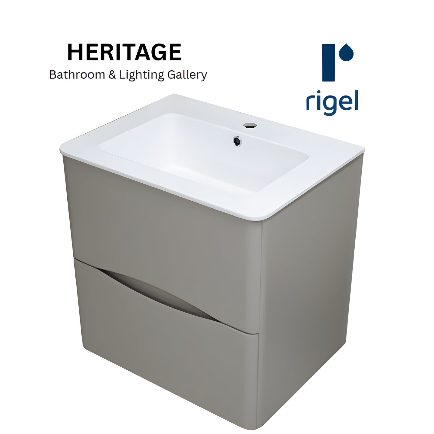 Rigel 60CM Drawer Design Cabinet (GRAY)