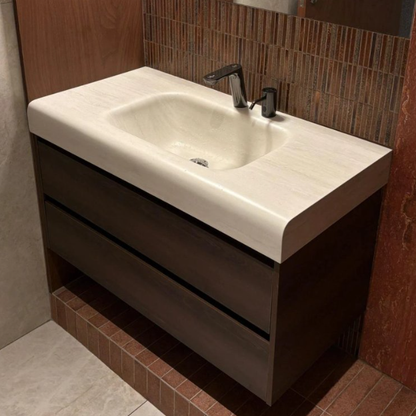 Rigel 70CM/100CM PVC Sintered Stone Drawer Basin Cabinet
