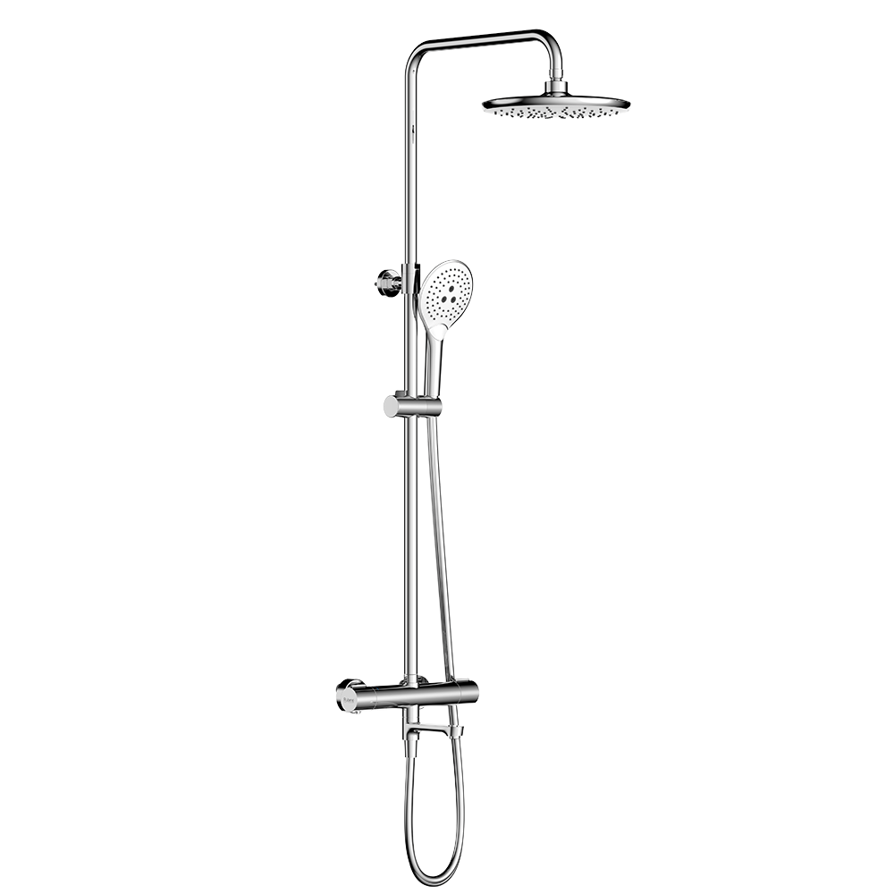 RUBINE RSC-THERMO-R31-CH SERIES RAINSHOWER SET