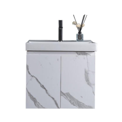 AALTO P8056-PV14 WHITE MARBLE BASIN CABINET